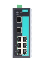 Промышленный неуправляемый коммутатор MOXA EDS-308-T, 8 портов 10/100BaseT X , IP30, от -40 до 75°C, DIN-Rail