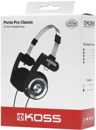 Наушники накладные Koss Porta Pro Classic 1.2м черный проводные оголовье 17101035