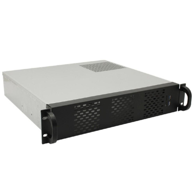 Procase 2U420-04 Корпус 2U Rack server case, черный, без блока питания PS/2 , глубина 420мм, MB 9.6"x9.6" 4 HDD