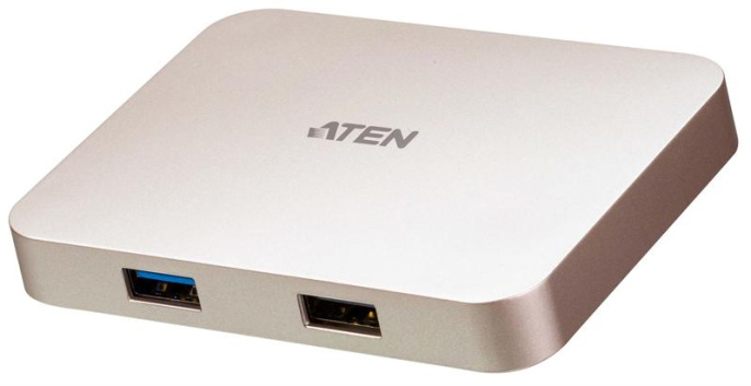 Док-станция ATEN USB-C 4K Ultra Mini Dock with Power Pass-through UH3235-AT