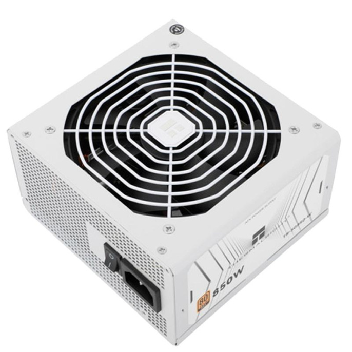 Блок питания 850W/ Power Supply Thermalright, 850W 80+ Gold ATX, 3.1, PCIe 5.1, Non-modular, 1x24 20+4 pin, 1xCPU 8 4+4 pin, 2xPCIe*2 8 6+2 pin, 5xSATA3, 1x12+4pin 12VHPWR PCIe 5.1 12+4pin 600mm , 3xMOLEX4pin, Active, 120x120mm, 150x140x86mm, APFC, whit (