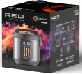 Мультиварка RED SOLUTION M4250, 860Вт, серебристый/черный