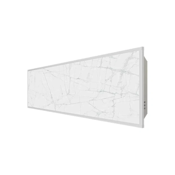 Отопительная панель STOUT WHITE STONE SCT 120x30, белый гранит/белый корпус SCT-00WW-012030 RG0093A6SV1070