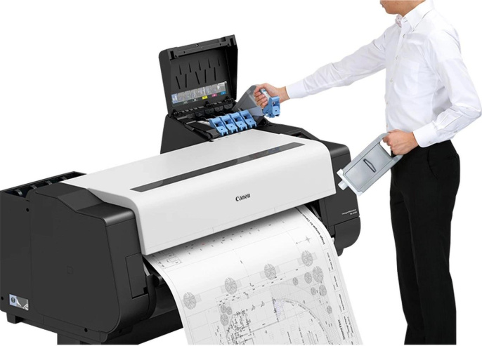 4600C003 - Canon imagePROGRAF TX-3100 5 цветов, чернильницы до 700 мл, жесткий диск, WiFi