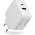 Блок питания TopOn GaN 65W Type-C PD, PPS, USB QC Белый TOP-GaN-65W