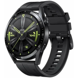 Смарт-часы Huawei Watch GT 3 JPT-B29 46мм 1.43" AMOLED корп.черный рем.черный разм.брасл.:140-210мм 55028464