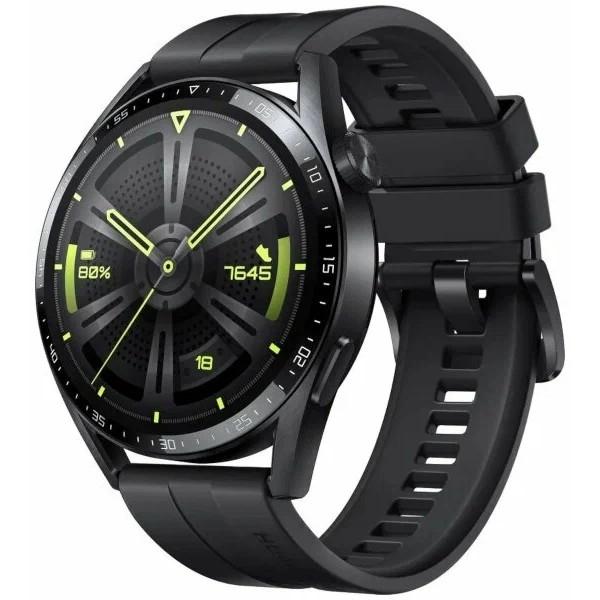 Смарт-часы Huawei Watch GT 3 JPT-B29 46мм 1.43" AMOLED корп.черный рем.черный разм.брасл.:140-210мм 55028464