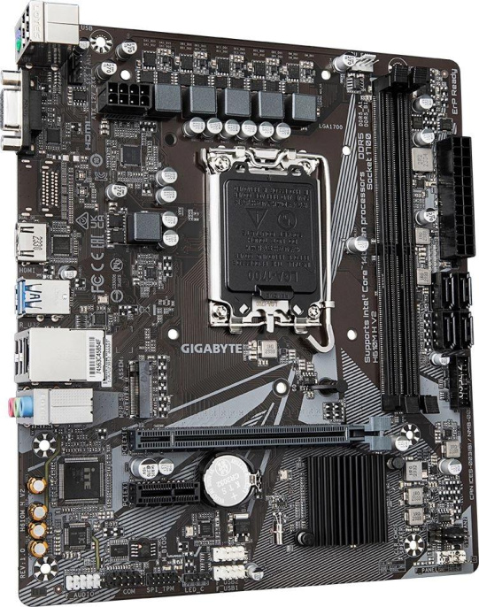 Материнская плата Gigabyte H610M K V2, Socket LGA 1700, Intel H610, mATX, Ret