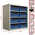 Кассетница Система хранения с пластиковыми ящиками HONEYCOMB Ironbox Mini-300 M-KSV3209