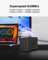 Внешний корпус для жёстких дисков TerraMaster D2-320 DAS tower/JBOD,RAID0,1/up to 2 SATA 3,5' or 2,5' /1xUSB3.1 Type-C gen2/1xPS/1YW