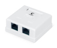 Компьютерная розетка RJ-45 Cabeus WS-8P8C-Cat.5e-2 двойная
