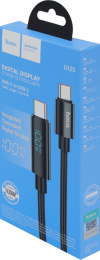 Кабель Hoco U125 USB Type-C m -USB Type-C m 1.2м черный