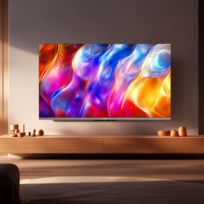 Телевизор QLED Skyworth 60" 60Q66H Eye Care Frameless черный 4K Ultra HD 60Hz MEMC DVB-T DVB-T2 DVB-C DVB-S DVB-S2 USB WiFi Smart TV