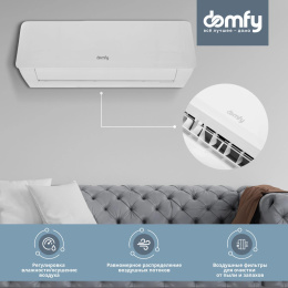 Сплит-система DOMFY DCW-AC-18-1 настенная, до 35м2, 18000 BTU, комплект из 2-х коробок