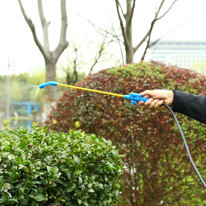 Опрыскиватель DEKO DKSP08, ручной, наплечный, 8л, зеленый/голубой [065-0940]