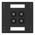 Шкаф телекоммуникационный 19" напольный 42U ExeGate EC-FS-42U.600.800.V.V.BLACK 19”, 42U, (EX300275RUS)
