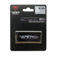 Оперативная память Patriot Viper STEEL DDR4 8GB 3200MHz SO-DIMM SINGLE 1*8GB CL18 18-24-24-44 1.2V PVS48G320C8S