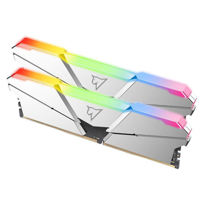 Оперативная память NETAC Shadow NTSRD4P32DP-16SC DDR4 - 2x 8ГБ 3200МГц, DIMM, Silver, Ret