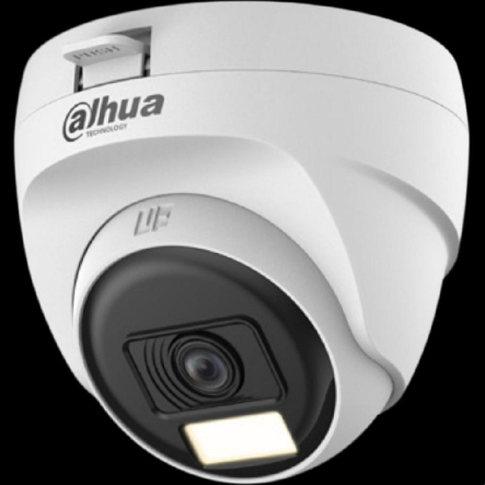 DAHUA DH-HAC-T1A51P-U-IL-0280B-S3 Уличная купольная HDCVI-видеокамера 5Мп; CMOS; объектив 2.8мм; ИК 25м, Led 20м; корпус: пластик