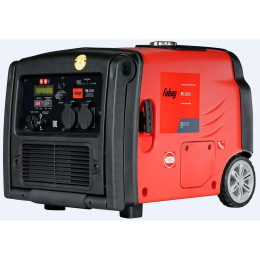 Бензиновый генератор FUBAG TI 3200, 220/12 В, 3.2кВт, на колёсах [641024]