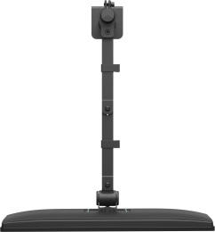 Кронштейн для мониторов Cactus CS-VM-D49-BK, до 49", до 20кг, настольный, поворот и наклон, черный