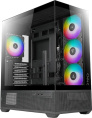 Корпус ATX AZZA TIARA, Midi-Tower, без БП, черный [csaz-501b tiara]