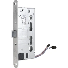 Корпус огнестойкого соленоидного замка Doorlock DL 1901EM/WA/65mm/NO/L левый, без функции антипаник, нормально открытый, 12V-24V AC/DC, PZ72, ZN front 24x235 75470