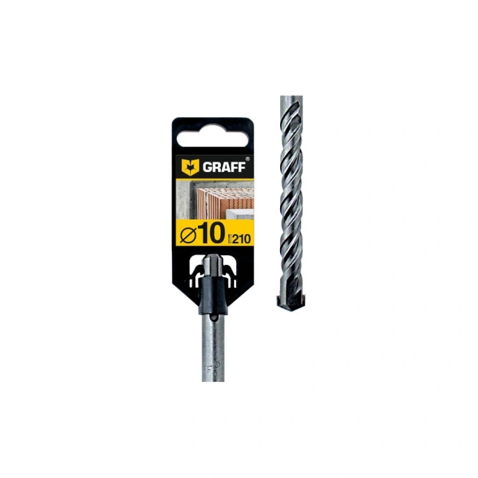 Бур по бетону (10х150х210 мм; SDS-plus) GRAFF GSPD10210