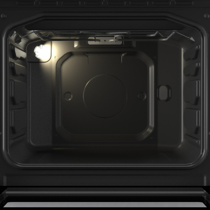 Электрическая плита Gorenje GEC6A11WG, стеклокерамика, без крышки, белый