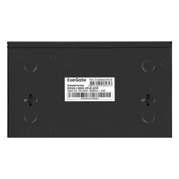 Коммутатор неуправляемый ExeGate EDGS-1006D.4PoE-65W 6-портовый гигабитный UTP 10/100/1000 Base-T: 4 порта IEEE 802.3af PoE , мощность PoE: 15,4W, суммарно 65W, 2 порта RJ45 uplink, настенный/настольный, металлический корпус EX299022RUS