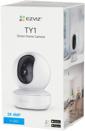 Камера видеонаблюдения IP EZVIZ CS-TY1 З МР , 2304х1296 pix, 4 мм, белый