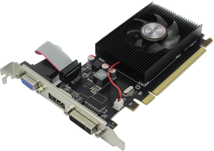 Видеокарта Afox R5 220 1GB GDDR3 64bit VGA DVI HDMI 1FAN LP RTL {30} AFR5220-1024D3L5