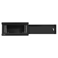 Шкаф телекоммуникационный 19" настенный 4U ExeGate EC-WM-4U.450.M.BLACK 19”, 4U, 600x450x280mm ШхГхВ , передняя дверь металл, съемные боковые панели, пыле- и влагозащита IP23, черный RAL 9004 EX300252RUS