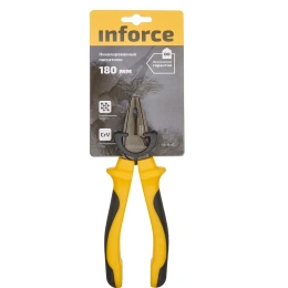 Никелированные пассатижи Inforce 180мм 06-18-42