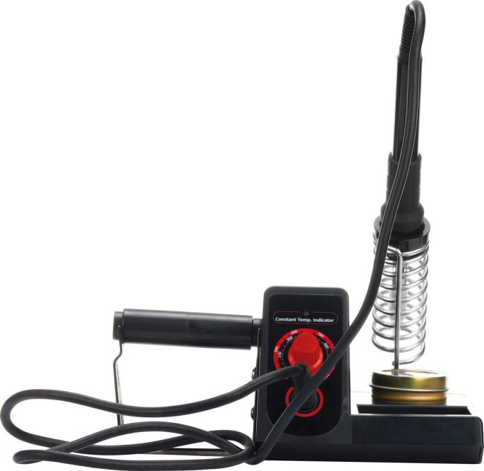 Паяльная станция P.I.T. PEC60-C 60 Вт, рег. темп., 200-480°С, подставка, подвес, световой индикатор работы