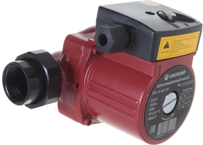 Насос центробежный Unipump UPС 25-60 130 100Вт 3780л/час 16546