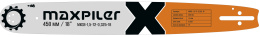 Шина для пилы MaxPiler MXGB-1,5-72-0,325-18 (длина шины: 18 дюймов, количество звеньев: 72 шт, шаг цепи: 0.325 дюйма, ширина паза: 1.5 мм)