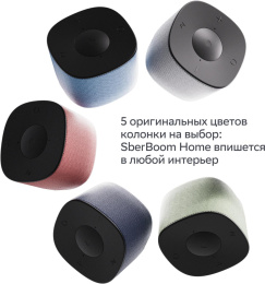 Умная колонка SBER Boom Home SBDV-00171G, 8Вт, с Салют, серый
