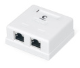 Розетка Cabeus WS-8P8C-CAT.5E-SH-2 комп. RJ45 кат.5E бронз.