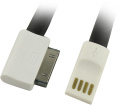 Smartbuy iK-412m black Кабель USB -- Apple 30-pin 1.2м
