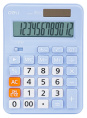 Калькулятор Deli EM210FBLUE, 12-разрядный, синий