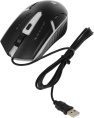 Мышь проводная Defender Flash MB-600L, игровая, оптическая, USB, 1200dpi, черный [52600]
