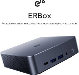 Неттоп Acer Gadget E10 ERBox AMD Ryzen 7 8745HS,  DDR5 16ГБ, 512ГБ SSD, AMD Radeon 780M,  Windows 11 Pro,  черный [1747236]