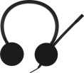 Гарнитура Jabra Evolve 20, для компьютера, накладные, проводные, черный [4999-823-169]