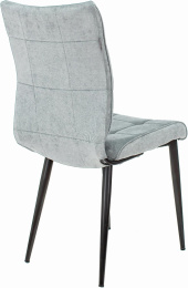 Стул для дома Бюрократ CH-K10 серо-голуб. Light 28 металл черный на ножках CH-K10_1/LT28