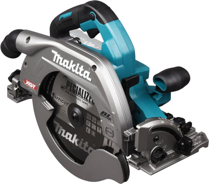 Циркулярная пила Makita HS009GZ, 235мм, аккумуляторная, 40В, без АКБ, без ЗУ