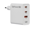 Сетевое З/У/ Сетевое З/У GoPower GPQC10 1USB+2Type-C 65W QC3.0 GAN белый (00-00028405)
