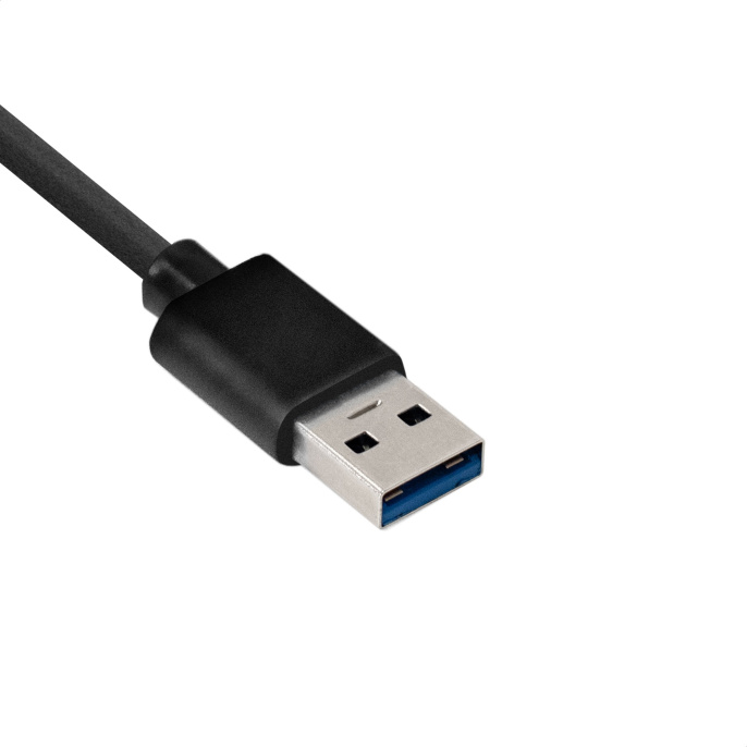 USB-Хаб (концентратор) 4-в-1 ExeGate DUB-331T (кабель-адаптер USB3.0 --> 3xUSB2.0, 1xUSB3.0, Plug&Play, черный) EX299788RUS