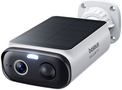 Видеокамера Baseus S0003300 Security S1 Lite 2K White S00033 разрешение видео: 2K 2304p , угол обзора: 135°, ночное видение: 6 м, питание: аккумулятор 5200 мАч, кодирование