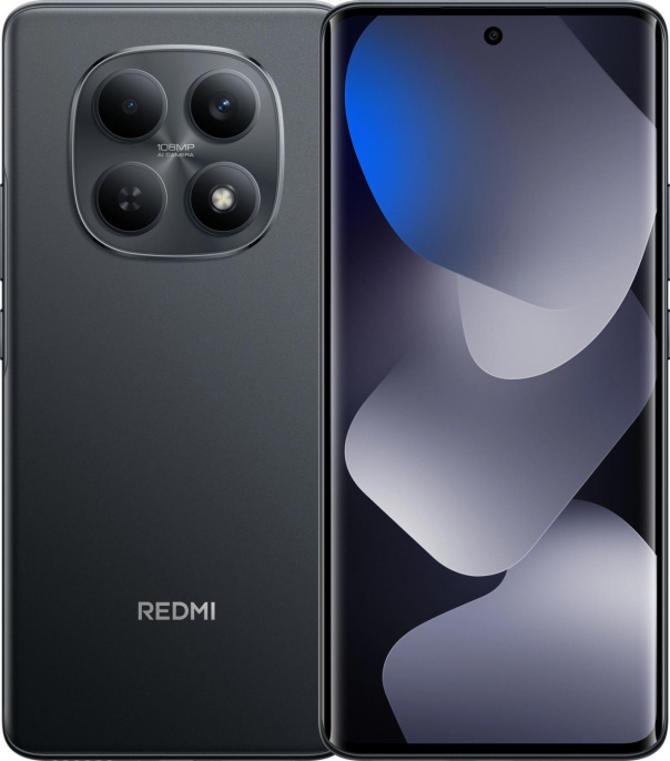 6.77" Смартфон Xiaomi Redmi Note 15 8/128Gb,  NFC,  AMOLED,  120Гц,  6000мAч,  черный
